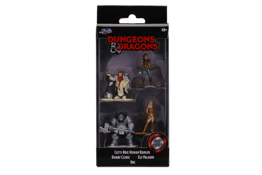 Dungeons dragons set 4 nanofigurine 4cm