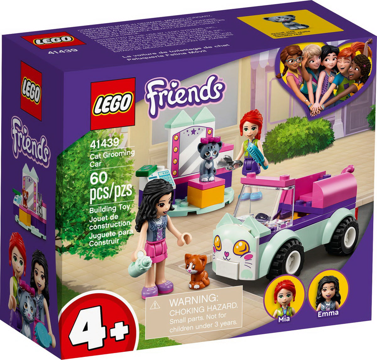 Lego friends masina pentru ingrijirea pisicilor 41439