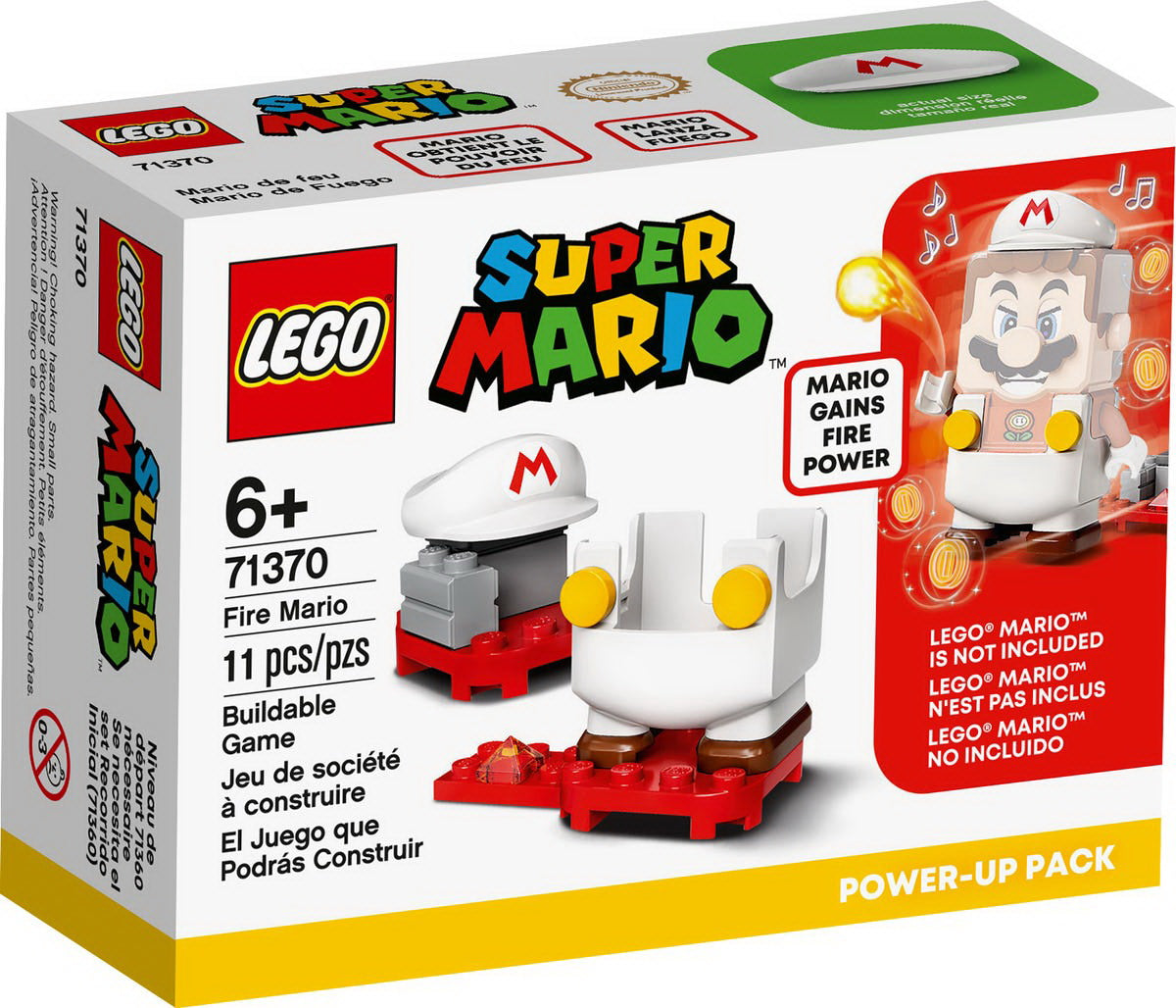 Lego super mario costum de puteri mario de foc 71370