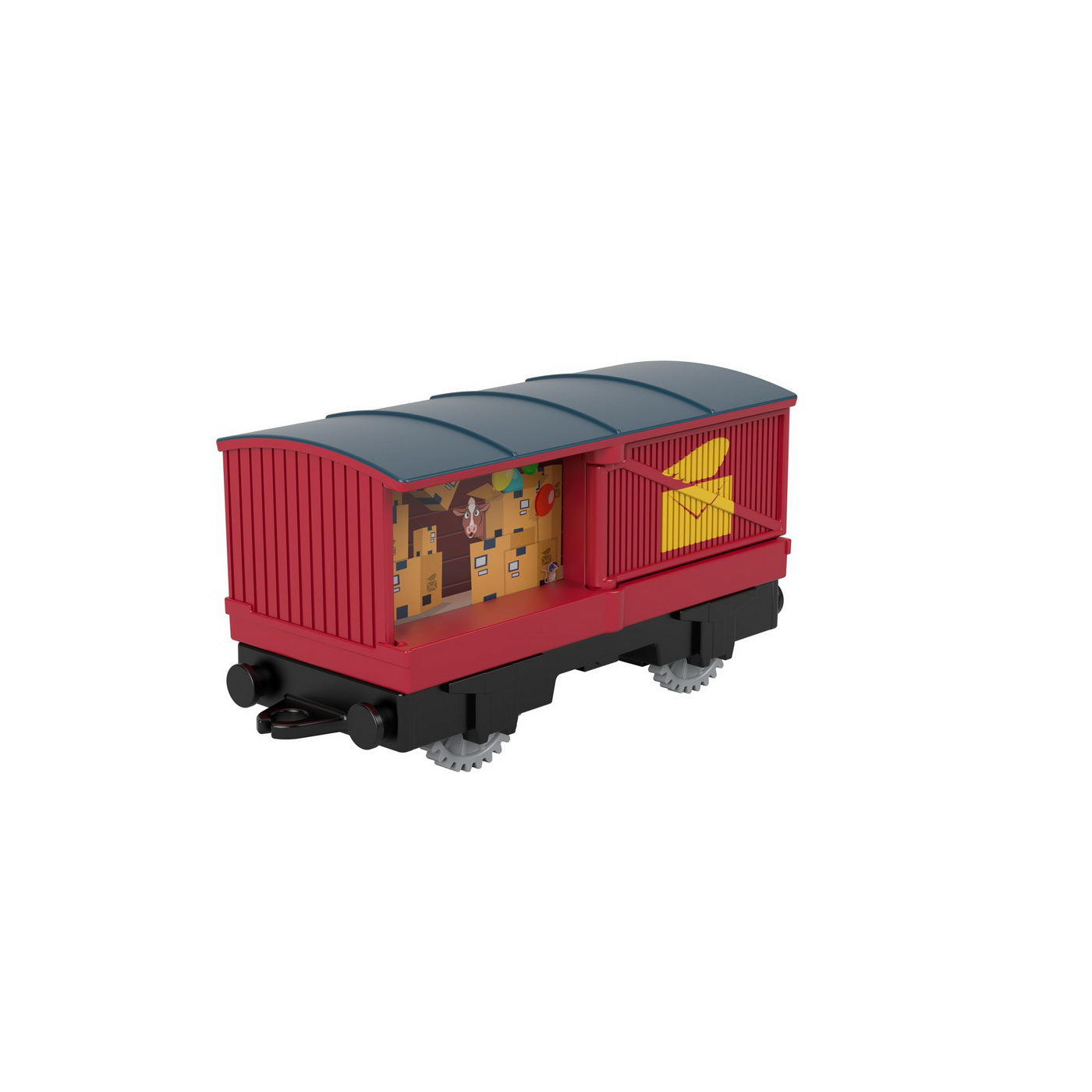 Thomas locomotiva motorizata percy cu 2 vagoane