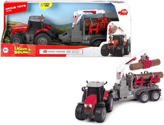 Tractor cu remorca massey ferguson 8737