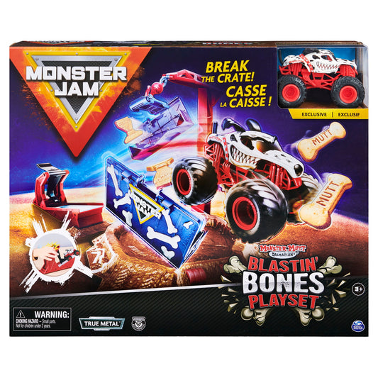 Monster jam set cascadorii blastin' bones