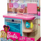 Set mobilier barbie bucatarie cu vesela