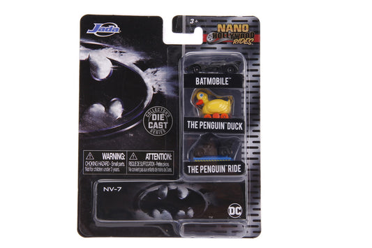 Batman set 3 nano masinute metalice 4cm