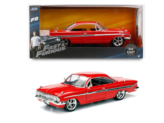 Masinuta metalica fast and furious 1961 chevy impala scara 1 la 24