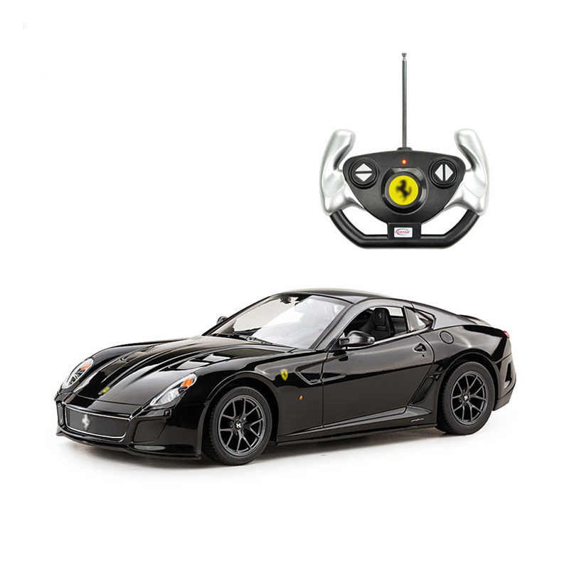 Masina cu telecomanda ferrari 599 gto neagra scara 1 la 14