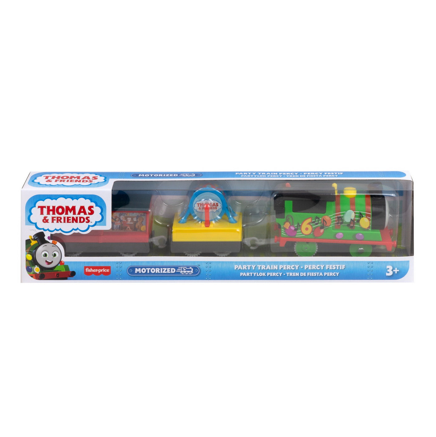 Thomas locomotiva motorizata percy cu 2 vagoane