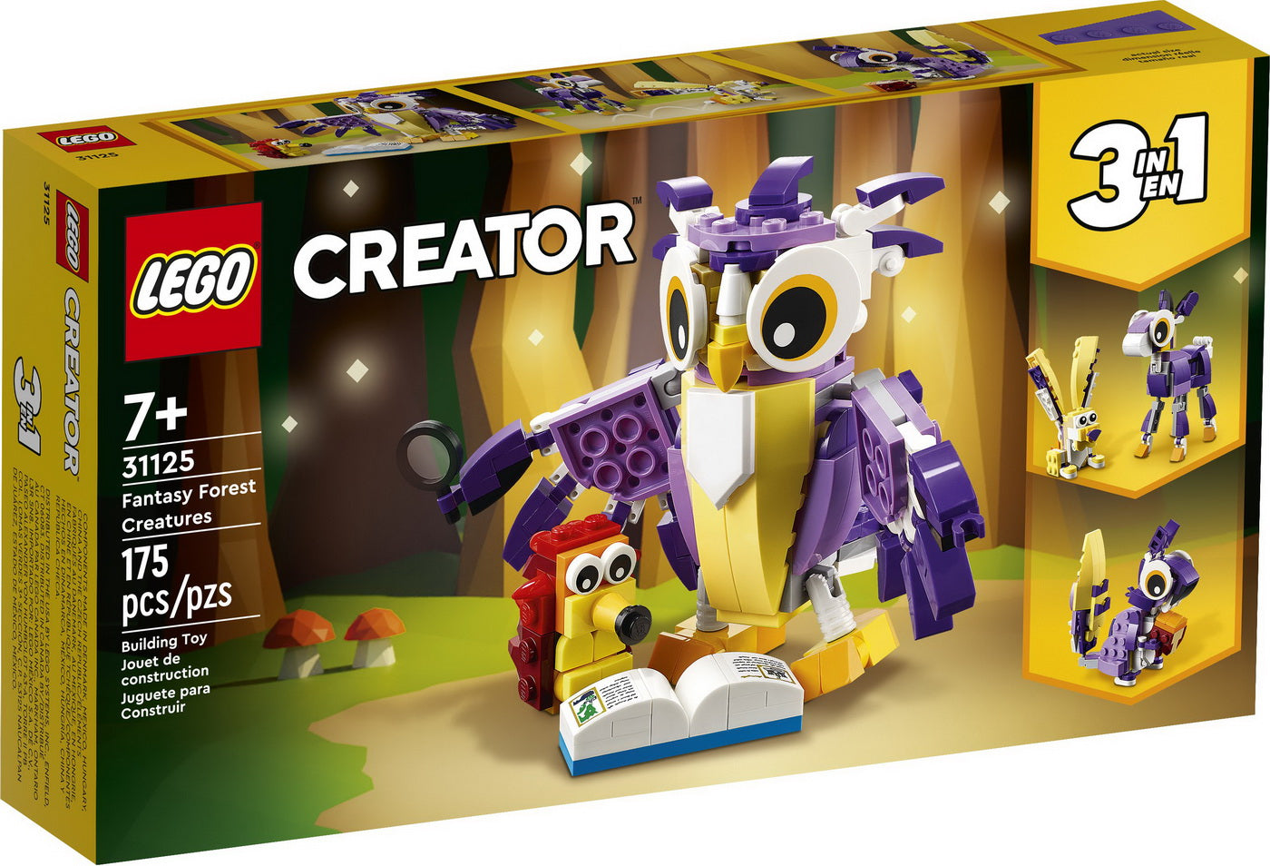 Lego creator creaturi fantastice din padure 31125