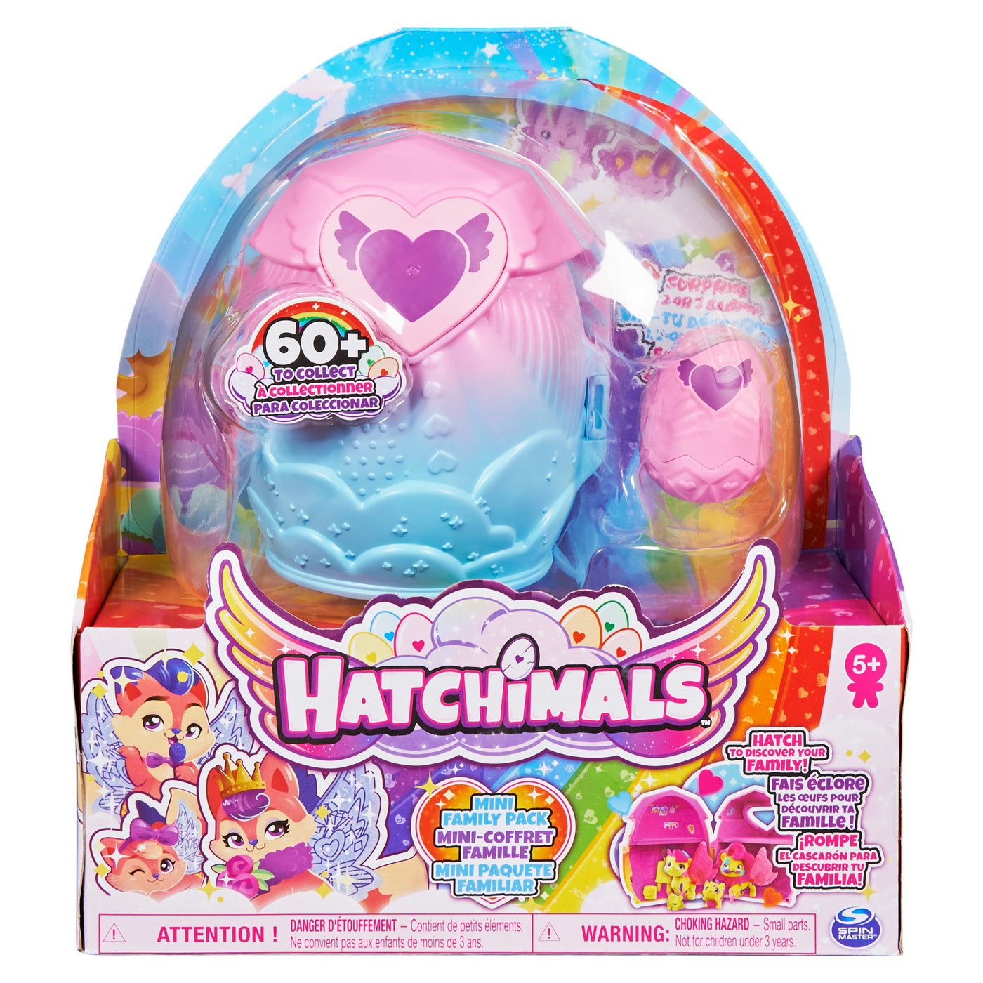 Hatchimals casa cu familie de figurine puiut