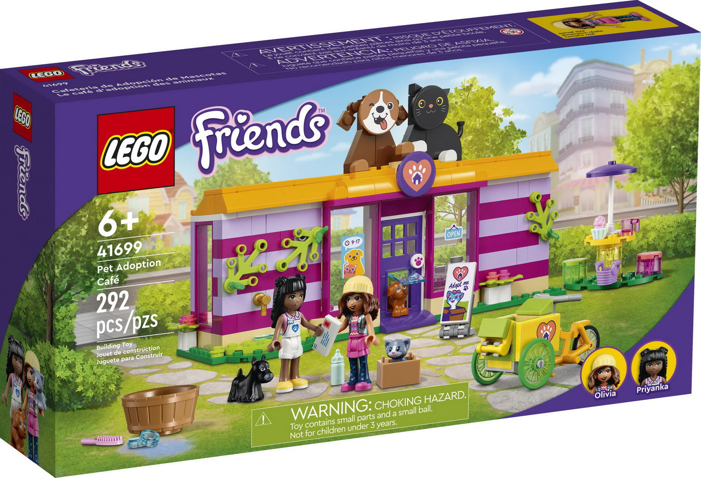 Lego friends cafeneaua de la adapostul pentru adoptia animalutelor 41699