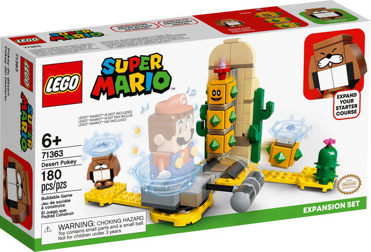 Lego super mario set de extindere pokey in desert 71363