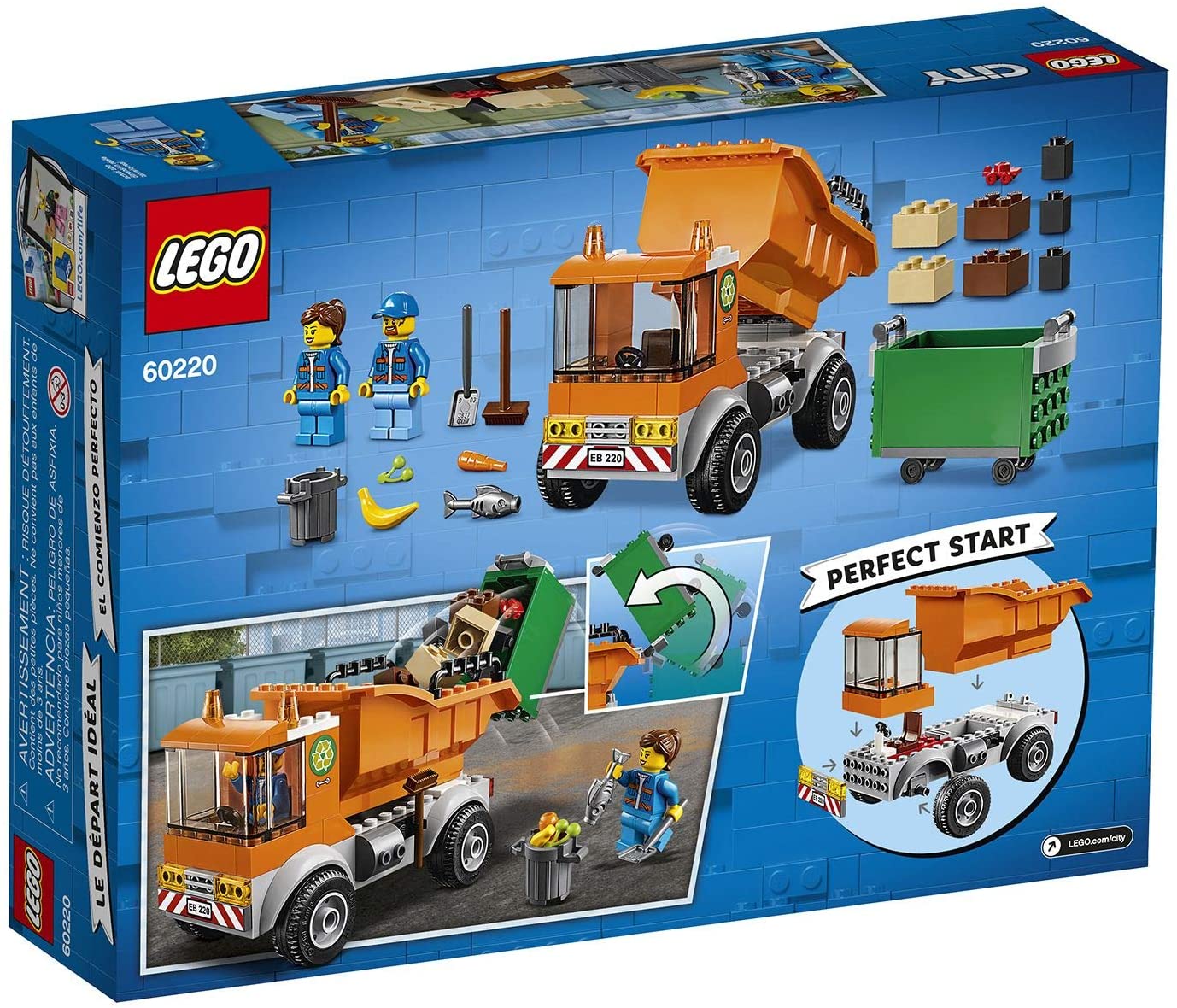 Lego camion pentru gunoi