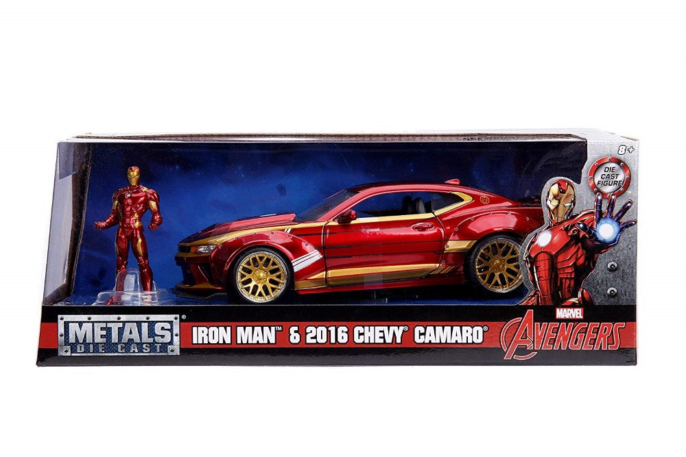 Macheta metalica ironman chevy camaro 2016 scara 1 la 24