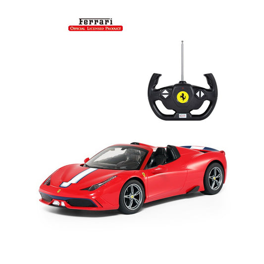 Masina cu telecomanda ferrari 458 rosie scara 1 la 14