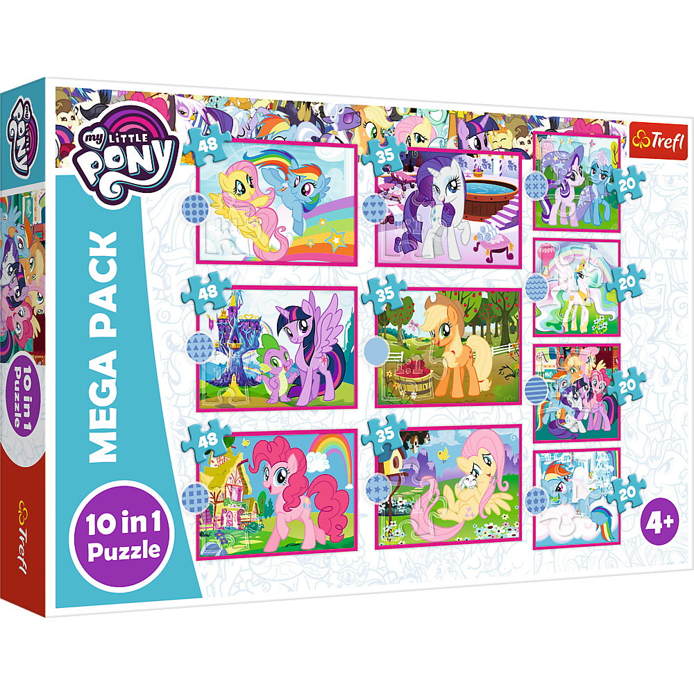 Puzzle trefl 10in1 my little pony -  poneii uimitori