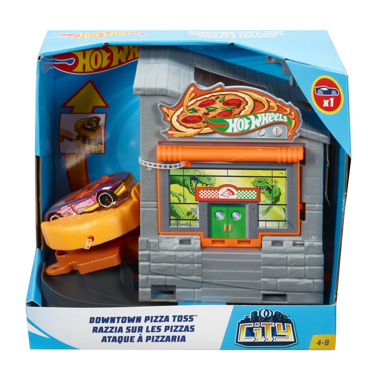 City unitati din oras hot wheels pizza toss