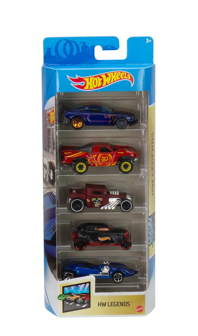 Set 5 masini hot wheels legends