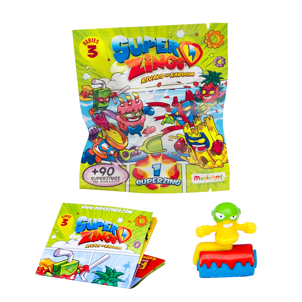 Superzings 3 pachet 1 figurina