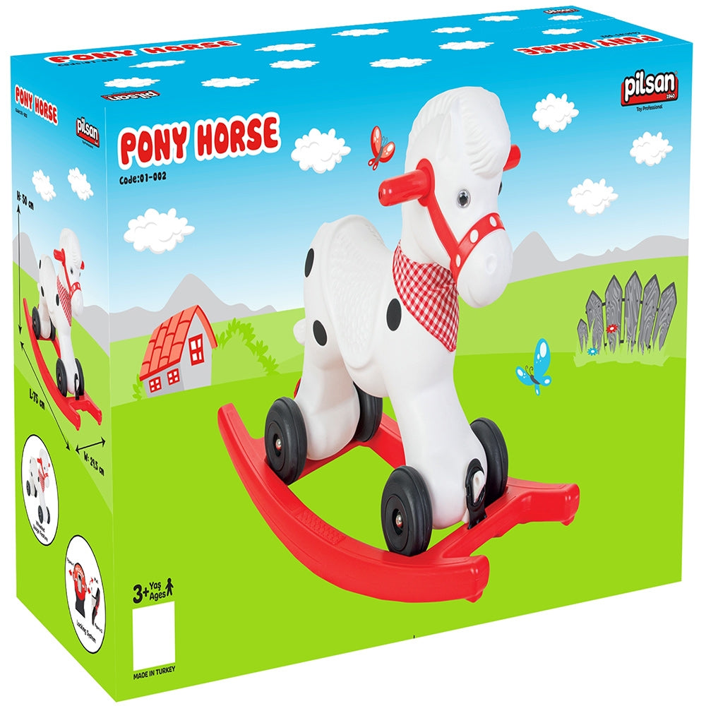 Balansoar pentru copii Pilsan Pony Horse white