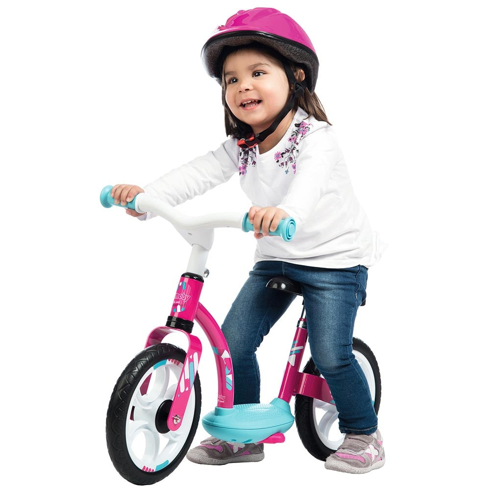 Bicicleta fara pedale Smoby Comfort pink