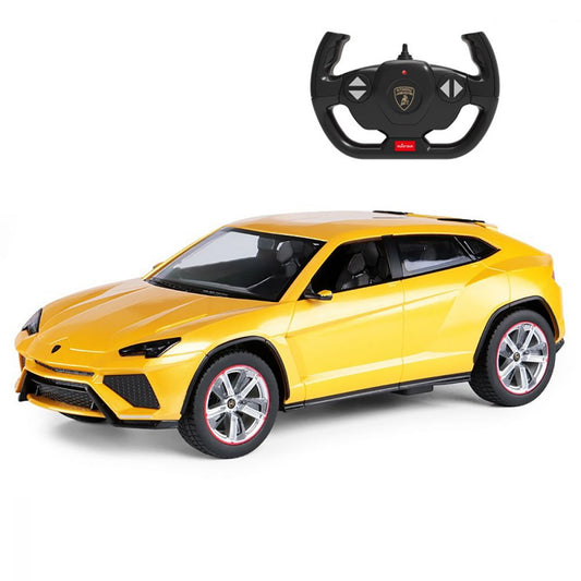 Masina cu telecomanda lamborghini urus galben cu scara 1 la 14