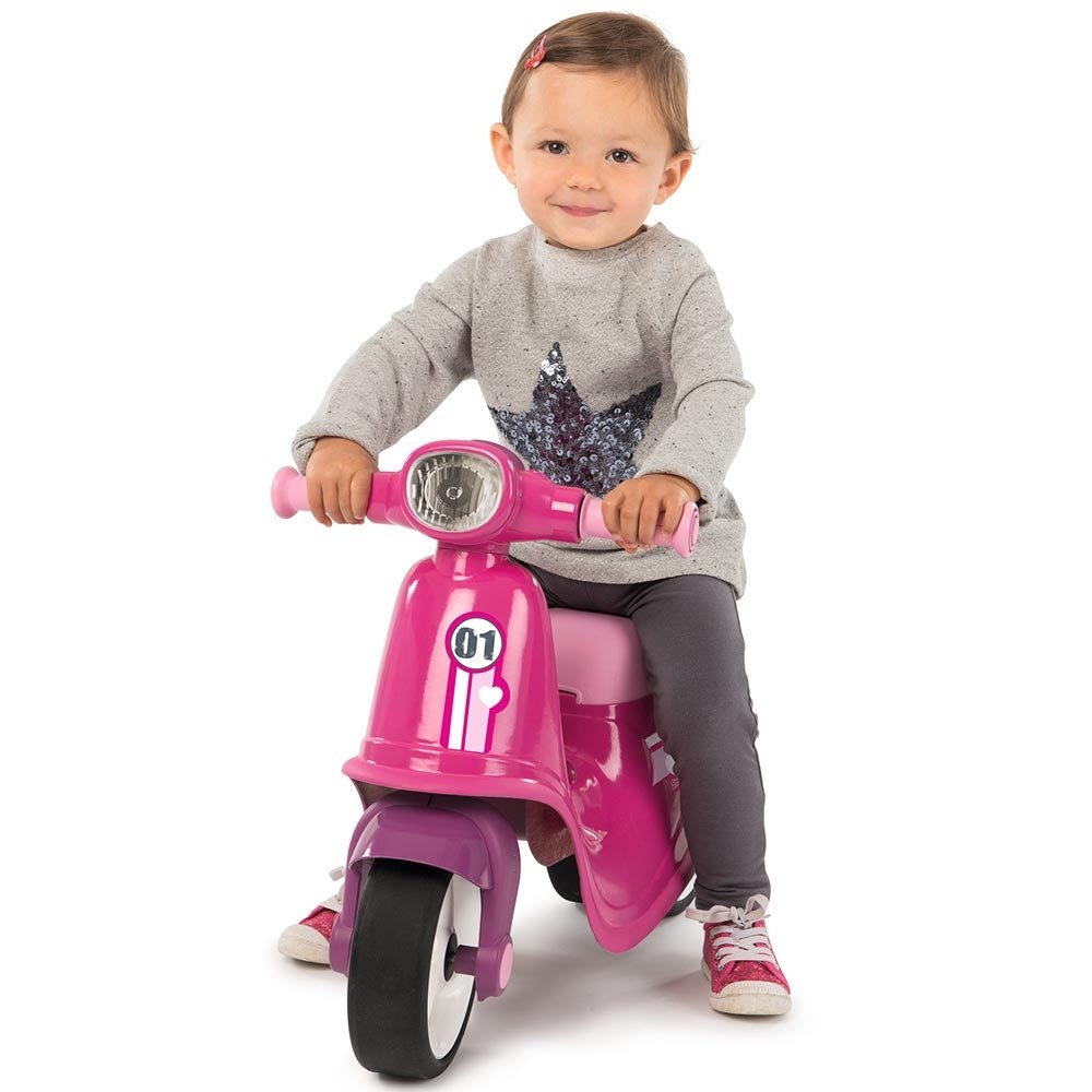 Scuter Smoby Scooter Ride-On pink