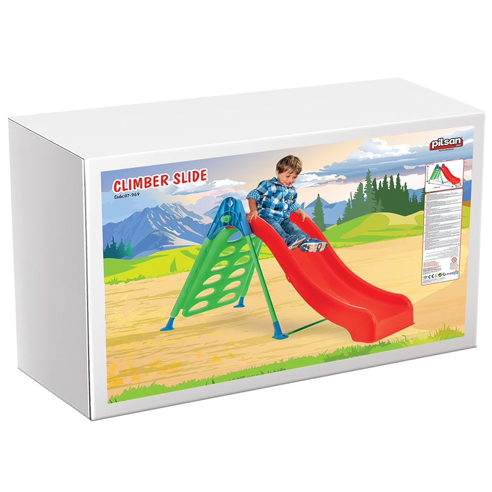 Tobogan Pilsan Climber Slide red green